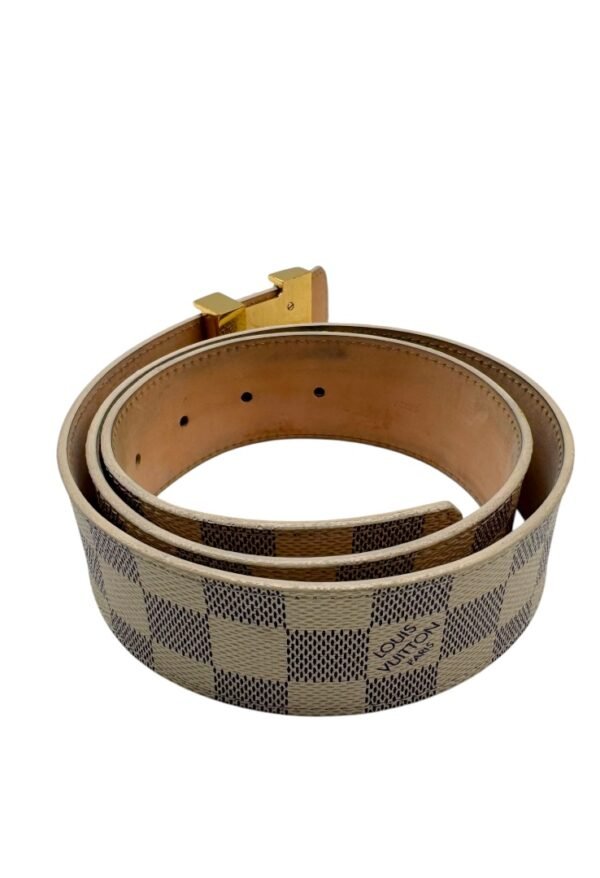 LOUIS VUITTON - DAMIER AZUR LV BELT - Image 6